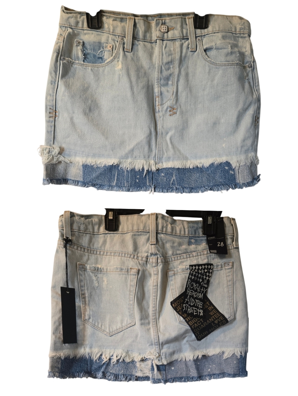 Ksubi Distressed Mini Skirt
